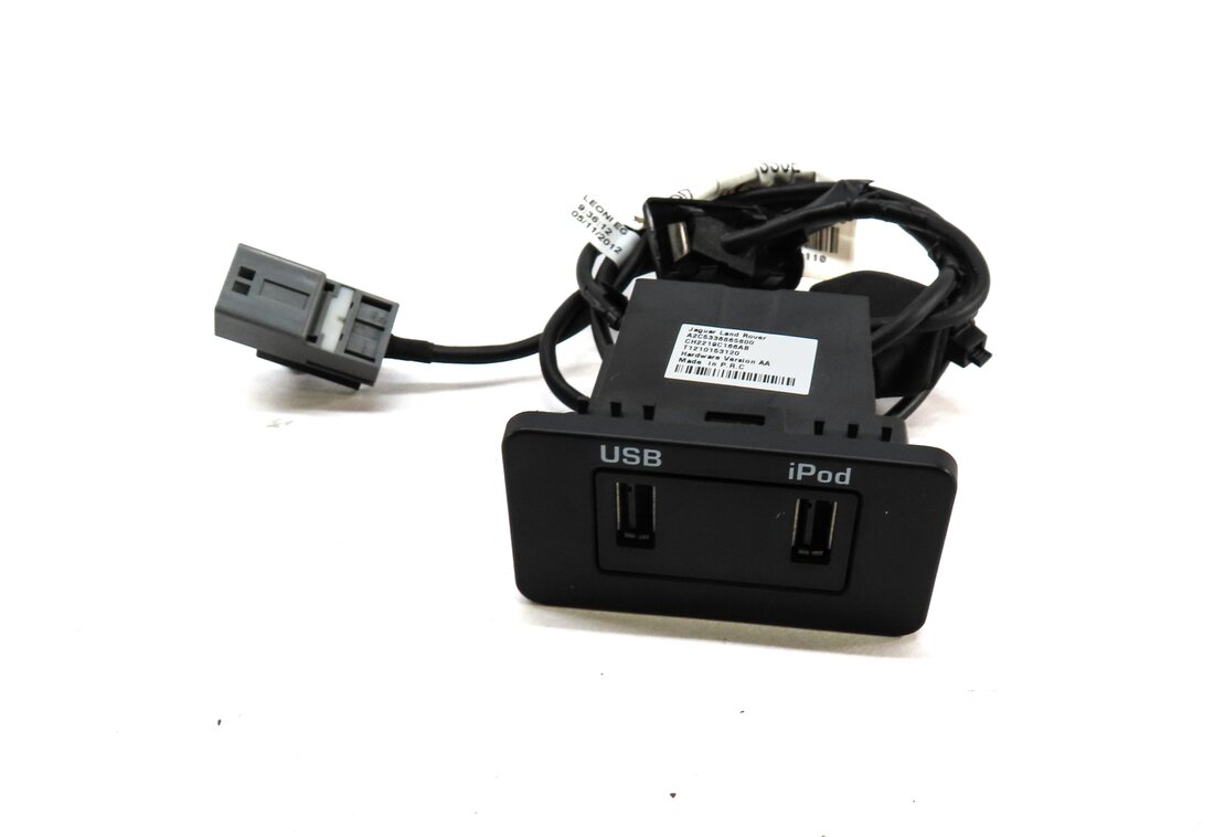 Thumbnail 1: 2013 LAND ROVER LR4 USB iPOD JACK INPUT INTERFACE PANEL w/ WIRE WIRING HARNESS