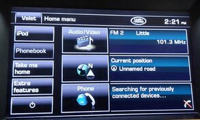2013 LAND ROVER LR4 - FRONT DASH RADIO STEREO GPS NAVIGATION DISPLAY SCREEN (7")