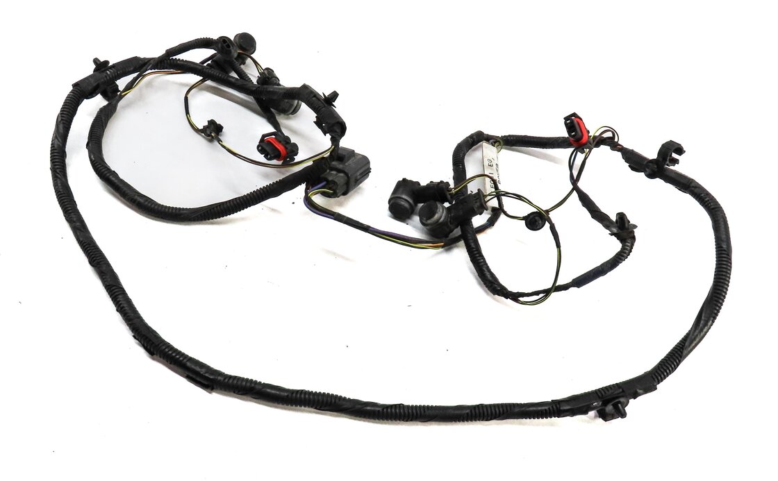 Thumbnail 2: 2013 LAND ROVER LR4 FRONT PARK ASSIST PDC SENSOR SET4 (BLACK) w/ WIRING HARNESS