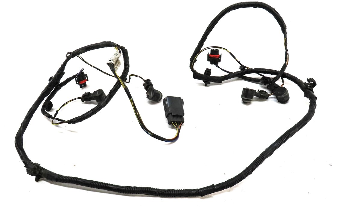 Thumbnail 3: 2013 LAND ROVER LR4 FRONT PARK ASSIST PDC SENSOR SET4 (BLACK) w/ WIRING HARNESS
