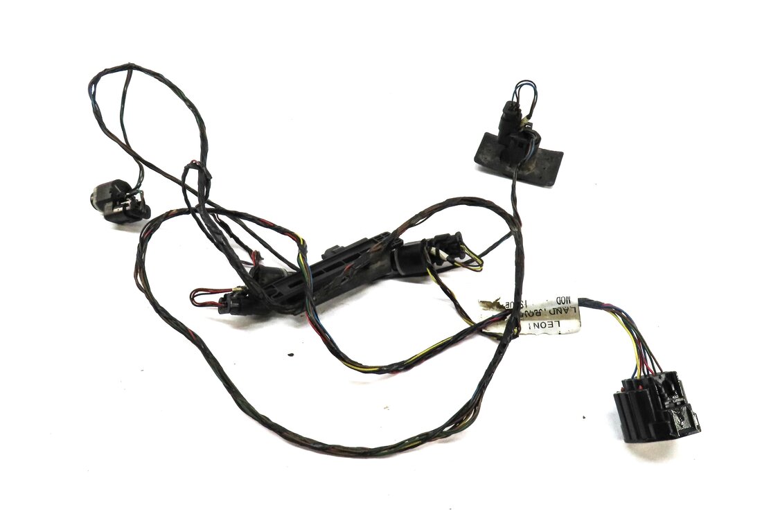Thumbnail 3: 2013 LAND ROVER LR4 REAR PARK ASSIST PDC SENSOR SET4 (BLACK) w/ WIRING HARNESS
