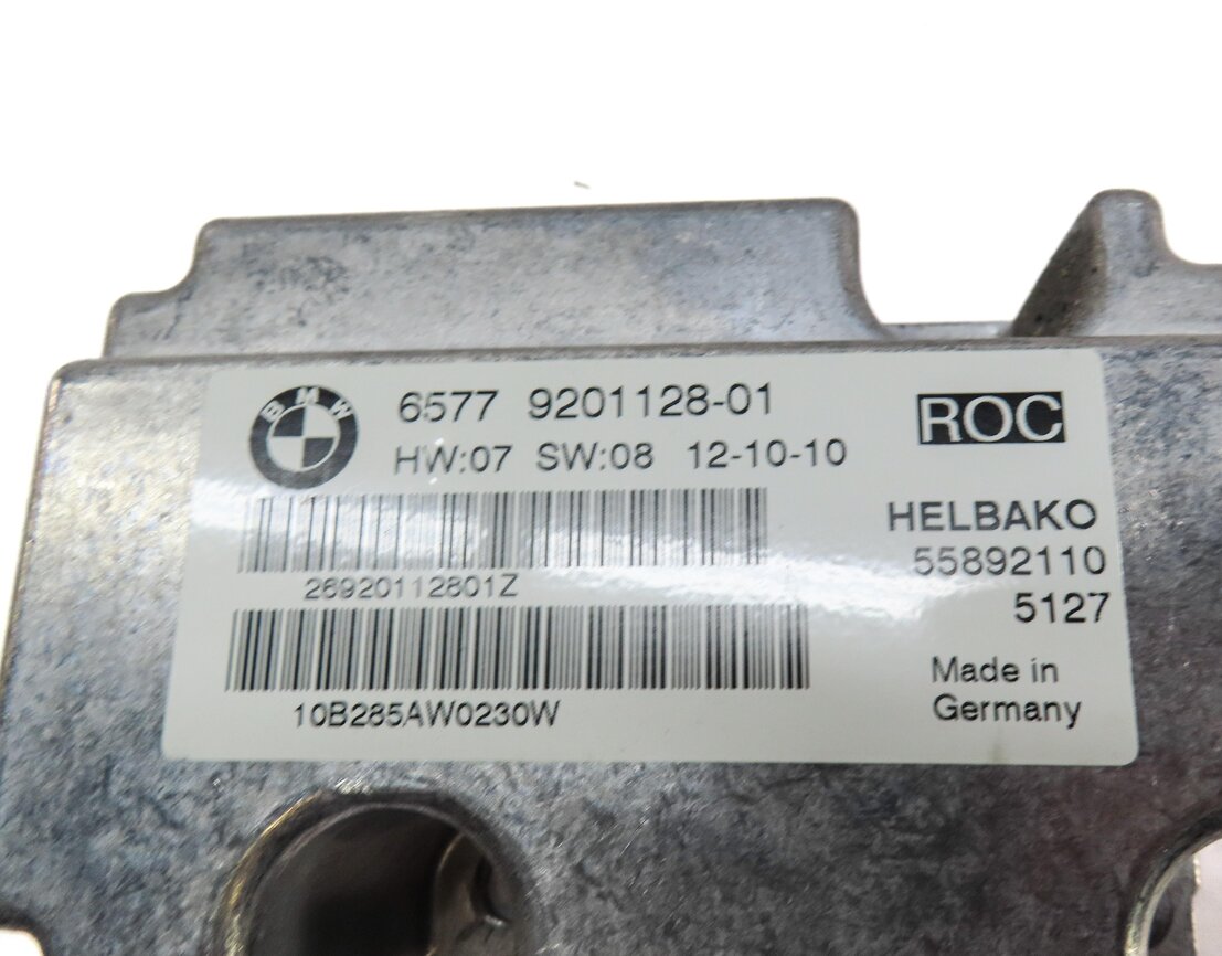 Thumbnail 4: 2011 BMW 335i (E93) CONVERTIBLE ROLLOVER ROLL OVER SAFETY BAR CONTROL MODULE