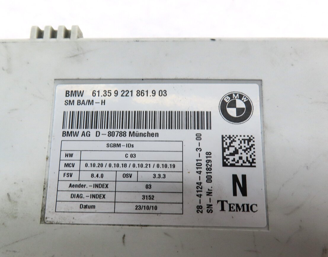 Thumbnail 4: 2010-2016 BMW 128i 328i 335i M3 X1 X5 X6 Z4 - FRONT MEMORY SEAT CONTROL MODULE