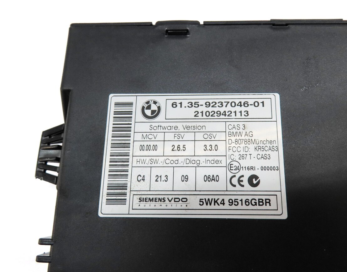 Thumbnail 9: 2011 BMW 335i (E93) 3.0L N55 TURBO ENGINE ECM DME CAS IMMOBILIZER MODULE KEY SET