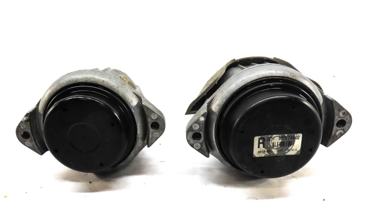 Thumbnail 2: 2011 BMW 335i (E90) 3.0L N55 TURBO ENGINE LEFT & RIGHT MOTOR MOUNT SET-2