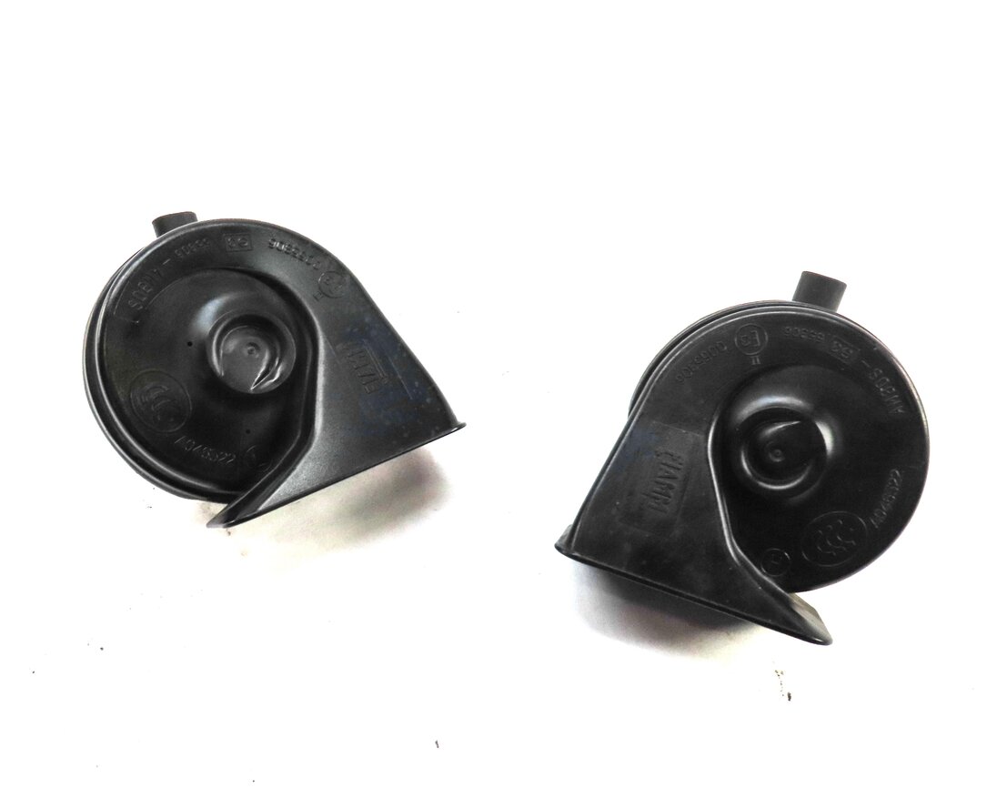 Thumbnail 2: 06-15 BMW 3-SERIES X1 (E84 E90 E91 E92 E93) HIGH & LOW TONE SAFETY HORN SET-2