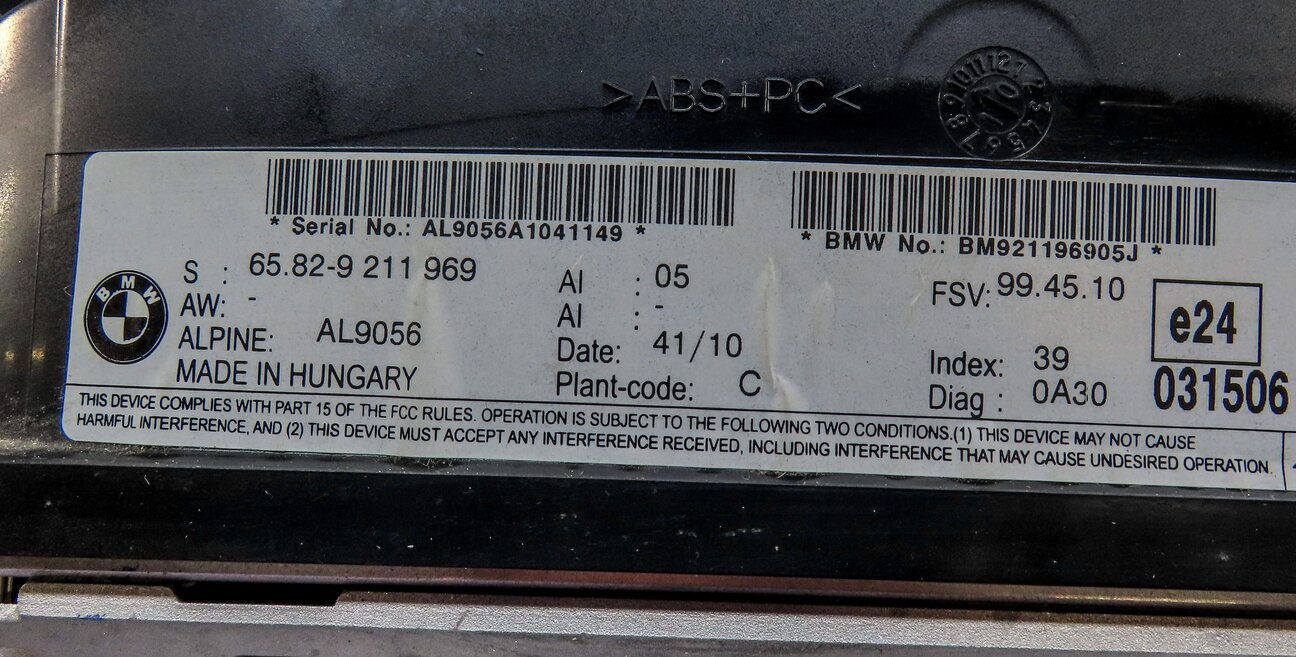 Thumbnail 6: 10-13 BMW 328i 335i 528i 535i 550i M3 M5 (E60 E90 E92 E93) GPS NAVIGATION SCREEN