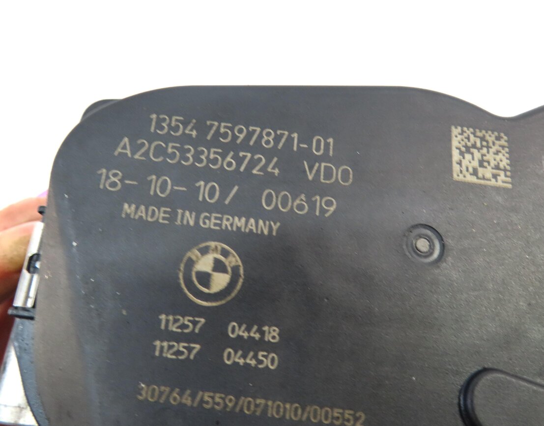 Thumbnail 5: 11-18 BMW 335i 535i 740i X1 X3 X4 X5 X6 - 3.0L N55 TURBO ENGINE THROTTLE BODY