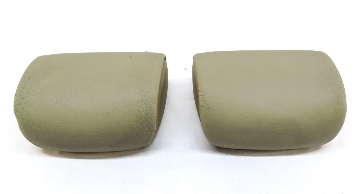 Thumbnail 3: 07-13 BMW 3 SERIES (E93) CONVERTIBLE REAR LEFT & RIGHT SEAT HEADREST SET (BEIGE)