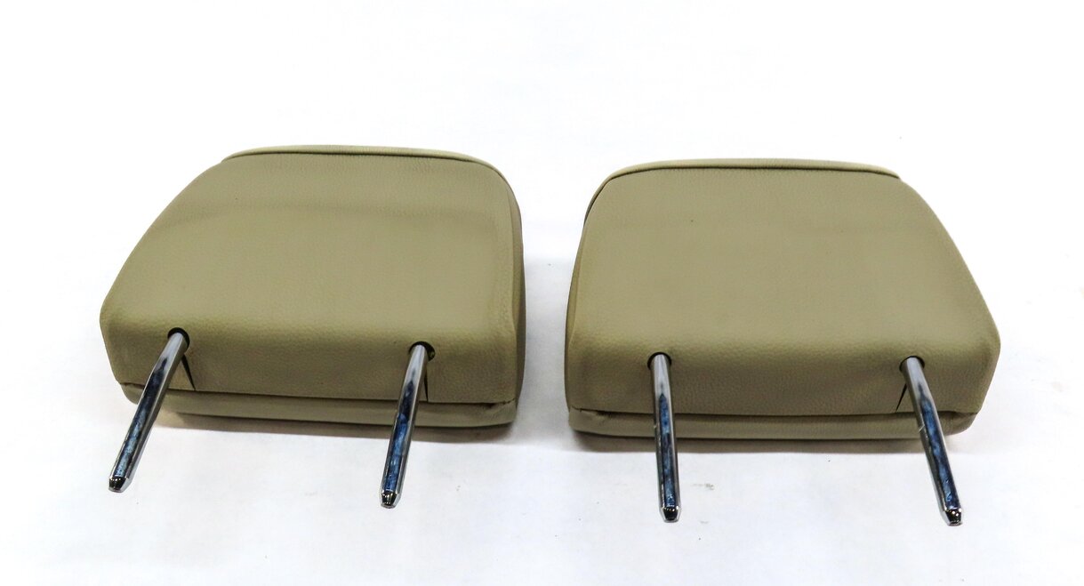 Thumbnail 5: 07-13 BMW 3 SERIES (E93) CONVERTIBLE REAR LEFT & RIGHT SEAT HEADREST SET (BEIGE)