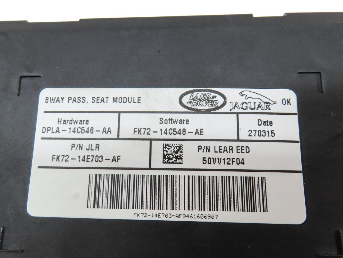 Thumbnail 3: 15-17 LAND ROVER DISCOVERY SPORT (L550) FRONT LEFT DRIVER SEAT CONTROL MODULE