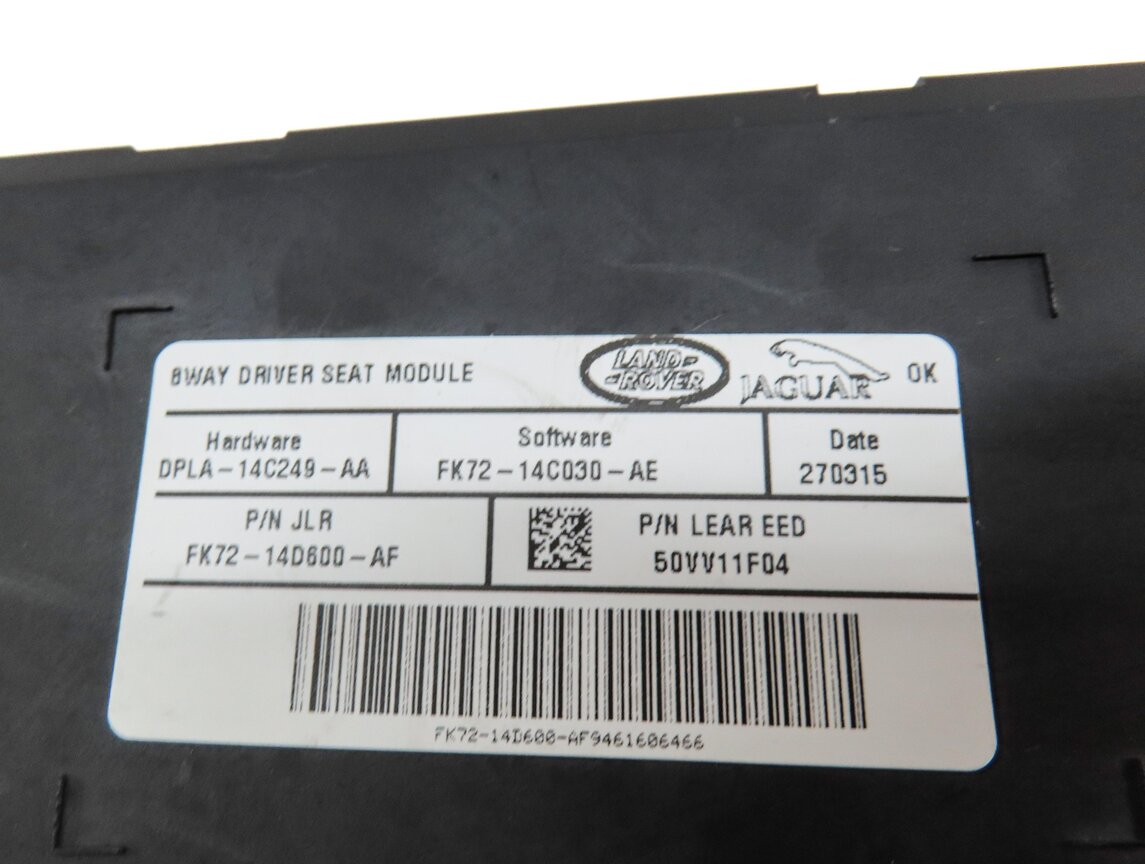 Thumbnail 3: 2015 LAND ROVER DISCOVERY SPORT (L550) FRONT LEFT DRIVER SEAT CONTROL MODULE