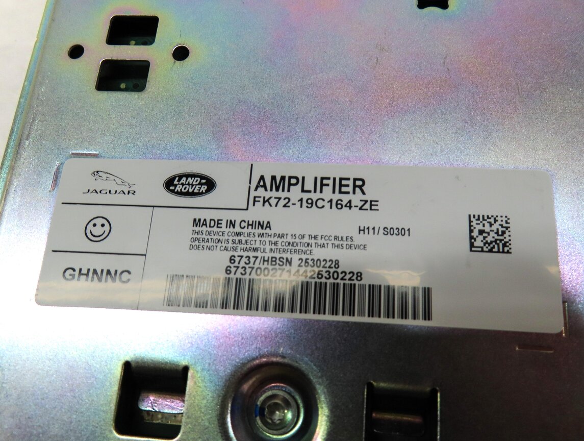 Thumbnail 5: 2015 LAND ROVER DISCOVERY SPORT (L550) AUDIO STEREO AMP AMPLIFIER FK7219C164ZE