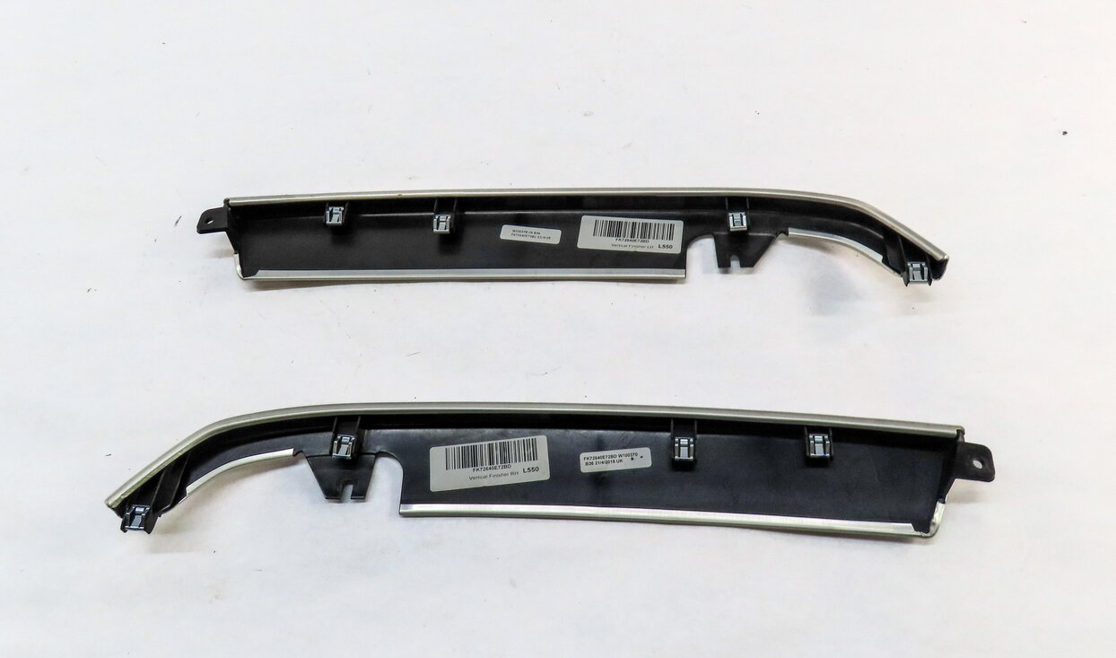 Thumbnail 4: 2015 DISCOVERY SPORT L550 LEFT RIGHT VERTICLE CONSOLE TRIM SET BRUSHED ALUMINUM