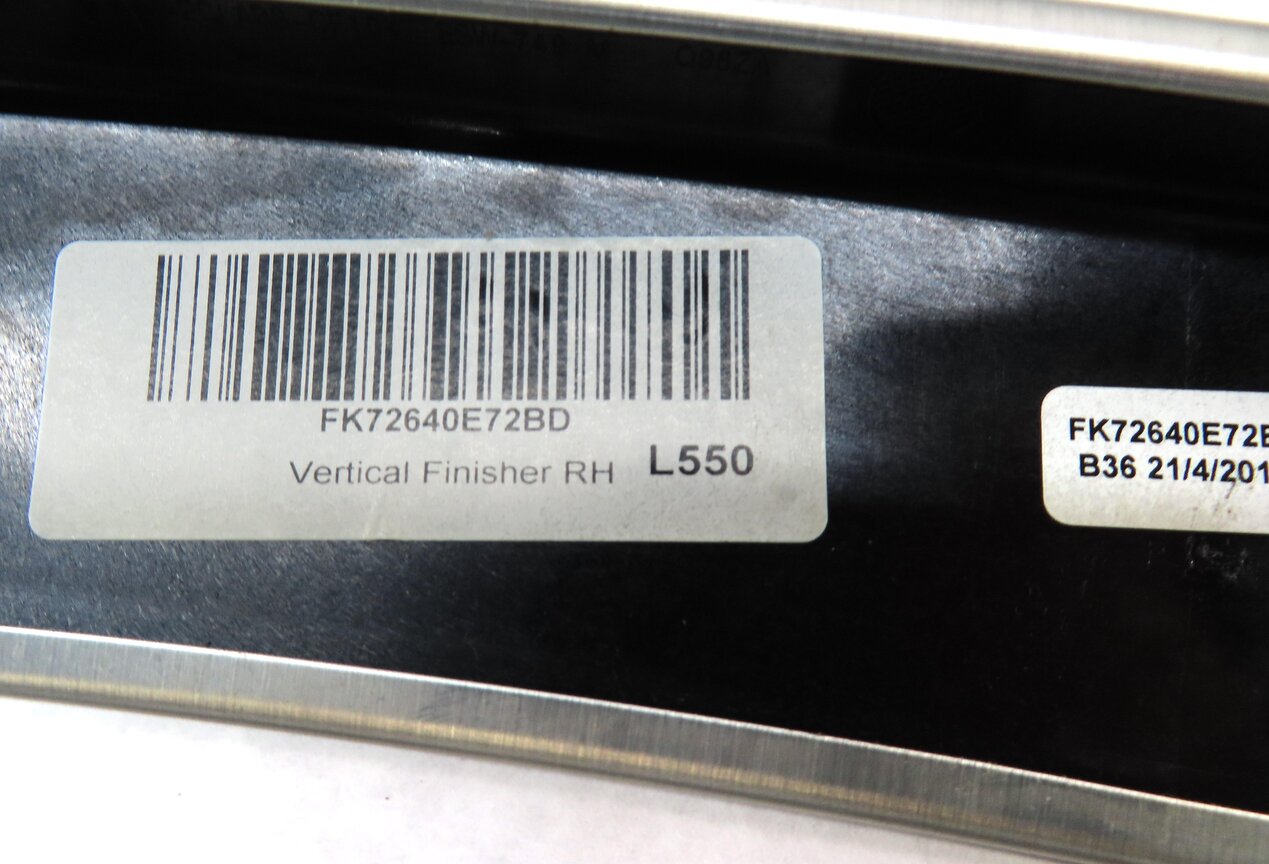 Thumbnail 5: 2015 DISCOVERY SPORT L550 LEFT RIGHT VERTICLE CONSOLE TRIM SET BRUSHED ALUMINUM