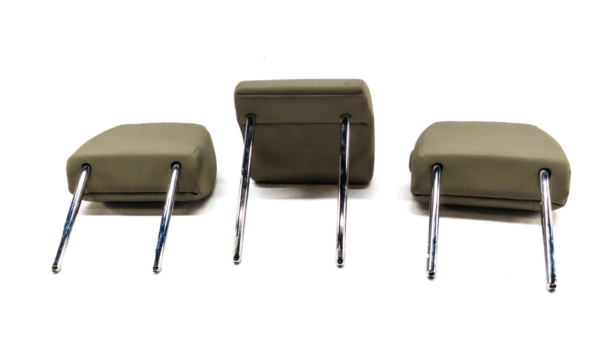 Thumbnail 5: 15-19 DISCOVERY SPORT (L550) REAR LEFT RIGHT & CENTER HEADREST SET3 ALMOND BEIGE