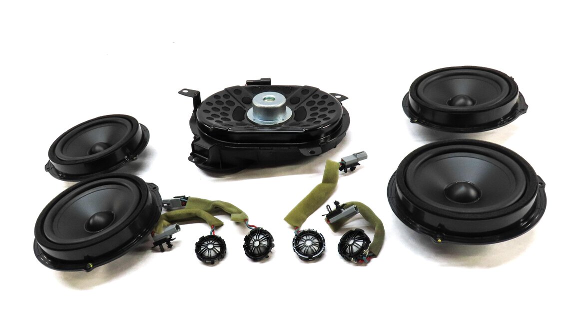 Thumbnail 2: 2015 DISCOVERY SPORT (L550) FRONT REAR LEFT RIGHT DOOR DASH CONSOLE SPEAKER SET9