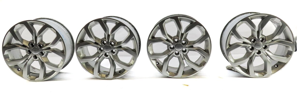 15-19 LAND ROVER DISCOVER SPORT L550 19x8.5 INCH 5 U SPOKE SILVER WHEEL RIM SET4