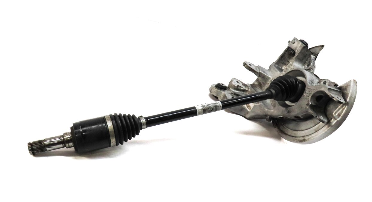 Thumbnail 2: 15-19 DISCOVERY SPORT (L550) REAR LEFT DRIVER SPINDLE KNUCKLE HUB w/ AXLE SHAFT