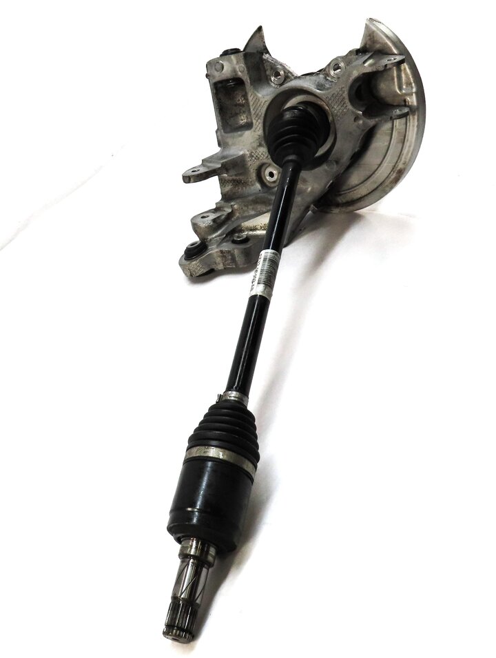 Thumbnail 3: 15-19 DISCOVERY SPORT (L550) REAR LEFT DRIVER SPINDLE KNUCKLE HUB w/ AXLE SHAFT