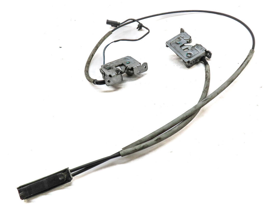 Thumbnail 2: 2016 BMW X5 (F15) LEFT & RIGHT OPEN CLOSE RELEASE HOOD LATCH SET 2 WITH CABLES