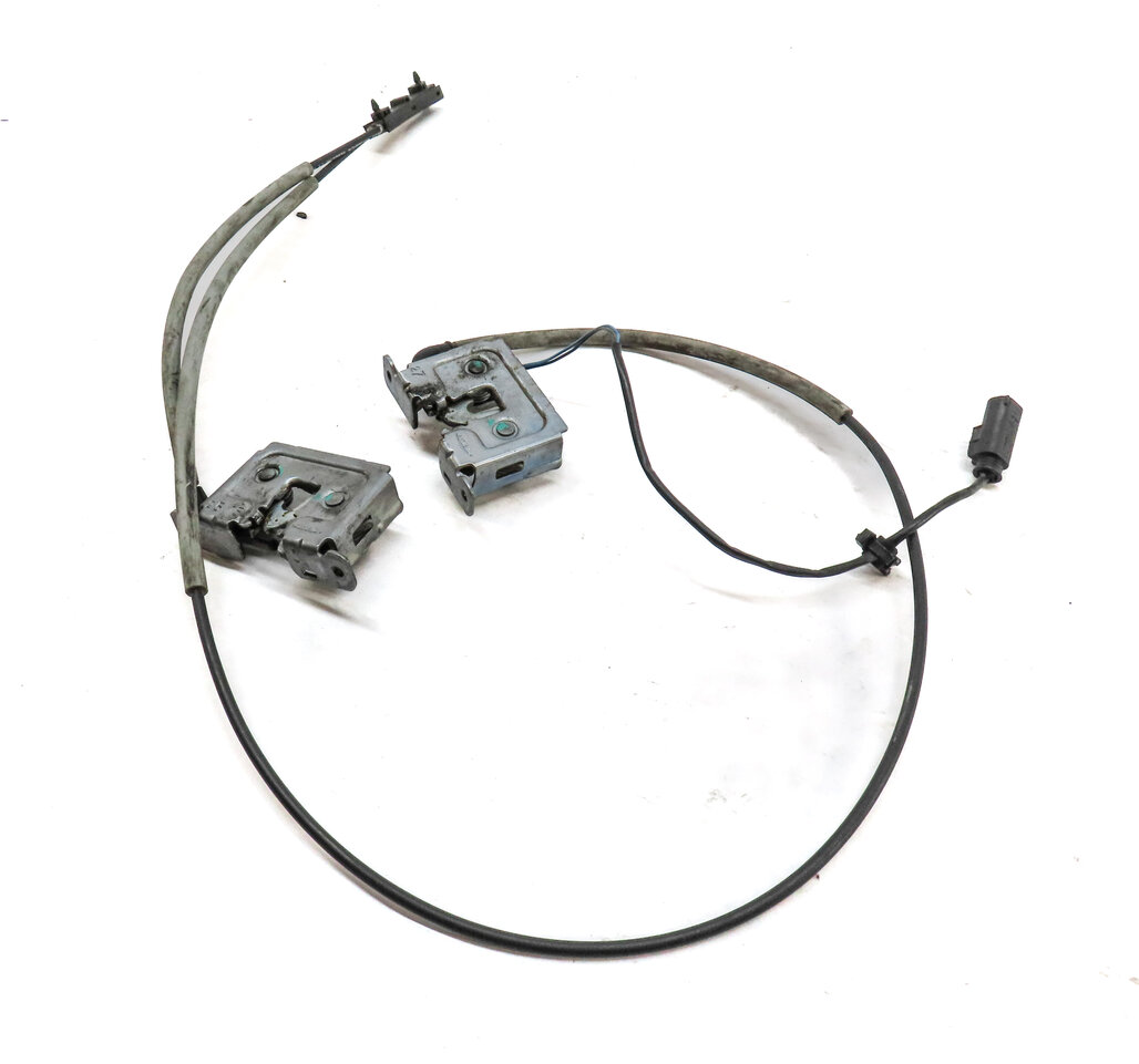 Thumbnail 3: 2016 BMW X5 (F15) LEFT & RIGHT OPEN CLOSE RELEASE HOOD LATCH SET 2 WITH CABLES