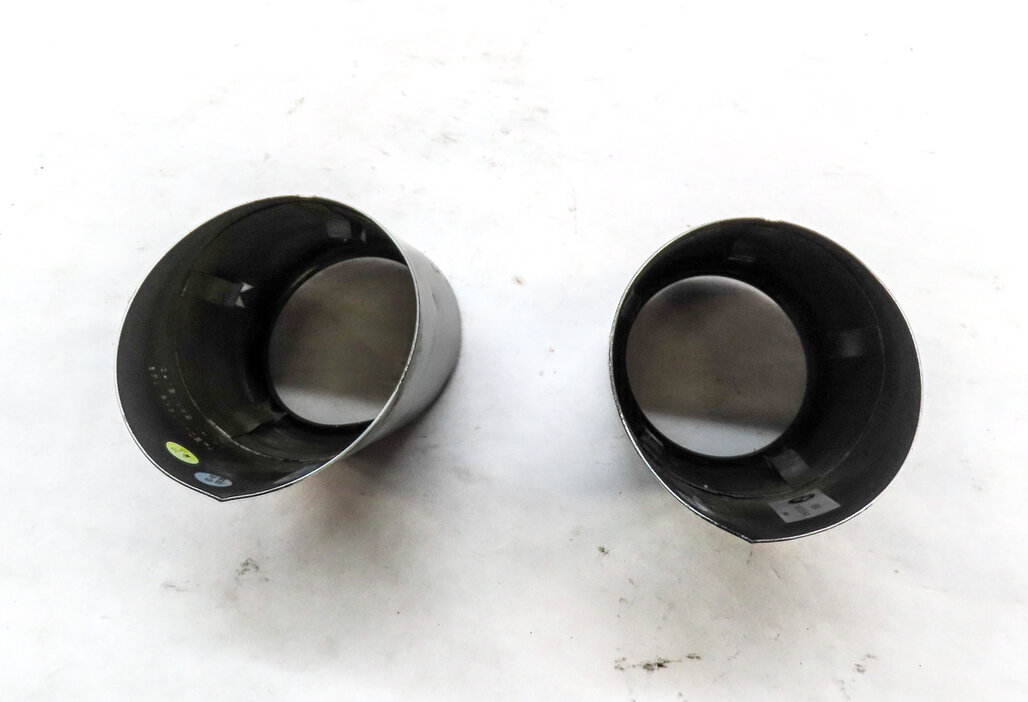 Thumbnail 3: 2016 BMW X5 (F15) 3.0L TURBO N55 REAR LEFT RIGHT EXHAUST MUFFLER TIP SET OF 2