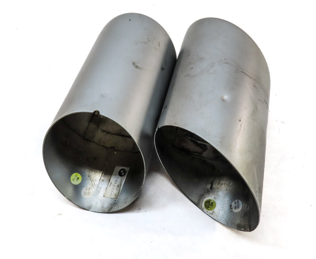 Thumbnail 4: 2016 BMW X5 (F15) 3.0L TURBO N55 REAR LEFT RIGHT EXHAUST MUFFLER TIP SET OF 2