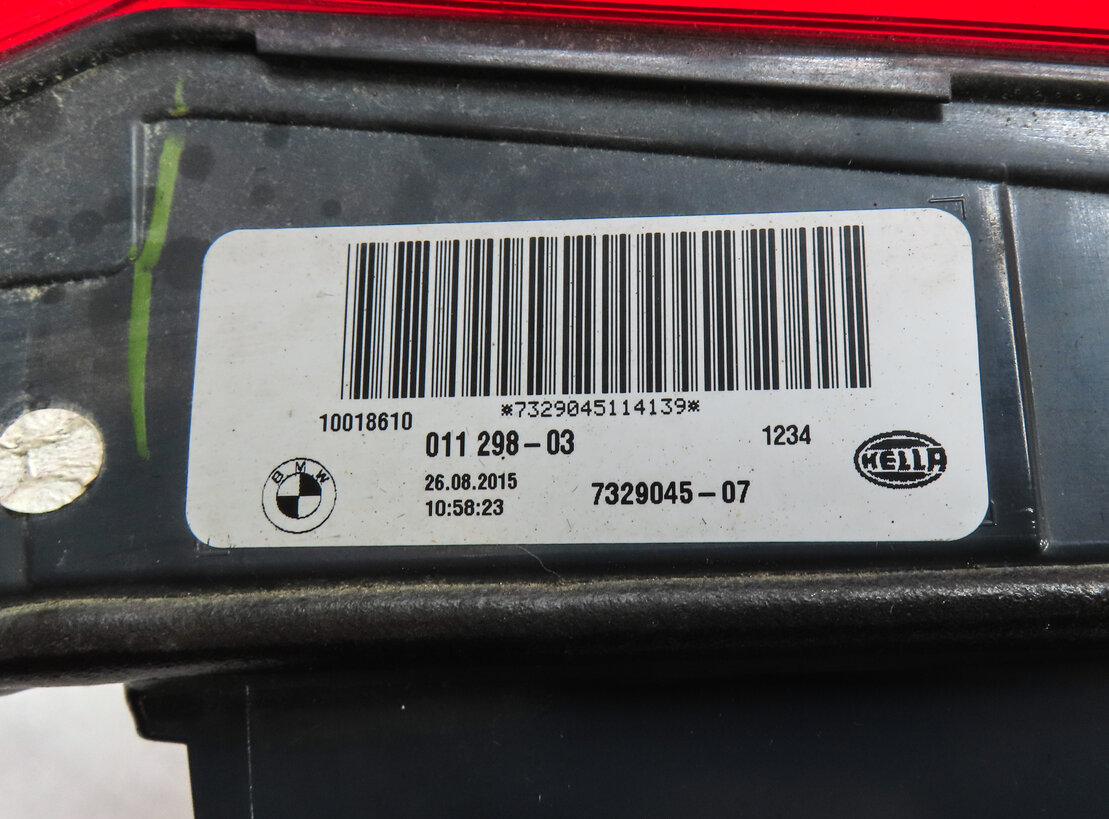Thumbnail 4: 14-18 BMW X5 X5M ///M (F15 F85) LEFT DRIVER REAR INNER LED TAILLIGHT LIGHT LAMP