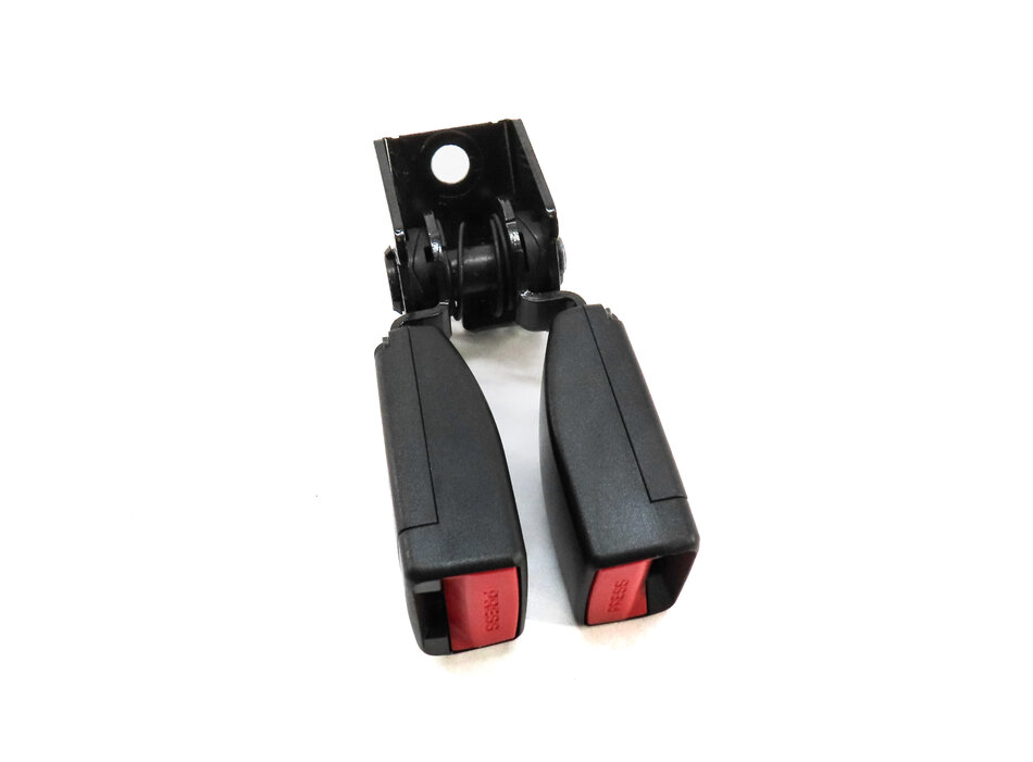 2016 BMW X5 (F15) REAR LEFT & RIGHT 3RD ROW SEATBELT BUCKLE RECEIVER (BLACK)