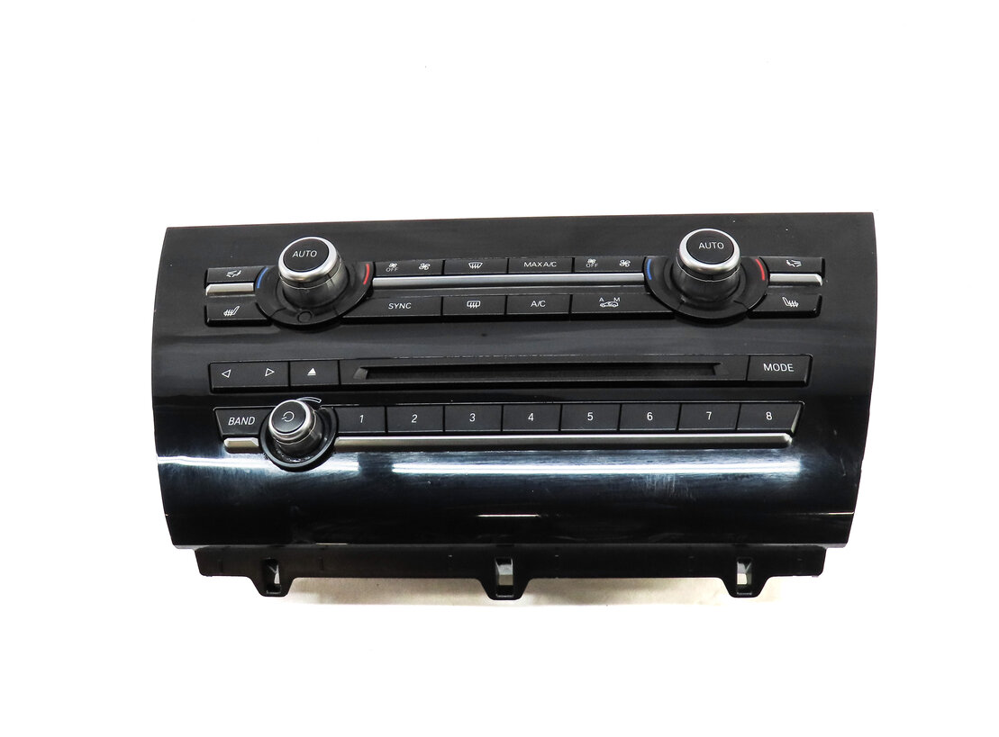 Thumbnail 2: 14-18 BMW X5 X5M (F15 F85) FRONT HEATER A/C CLIMATE CONTROL PANEL (w/o ceramic)