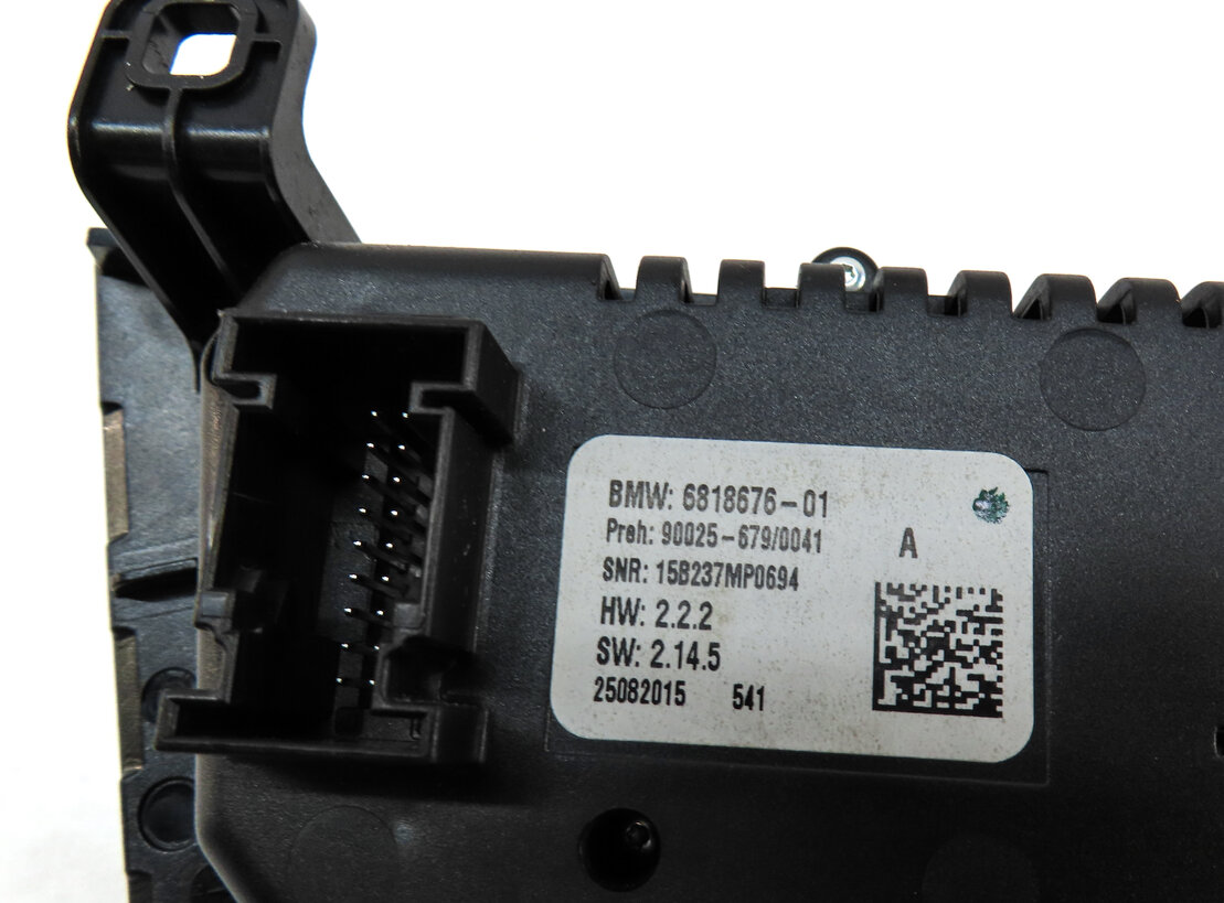 Thumbnail 5: 14-18 BMW X5 X5M (F15 F85) FRONT HEATER A/C CLIMATE CONTROL PANEL (w/o ceramic)