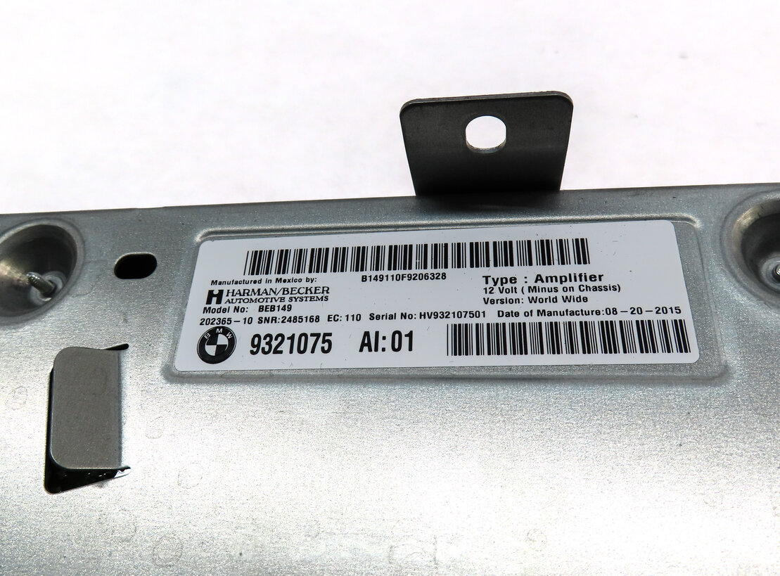 Thumbnail 4: 2014-2019 BMW X5 X6 X5M X6M ///M (F15 F16 F85 F86) HARMAN BECKER AUDIO AMPLIFIER