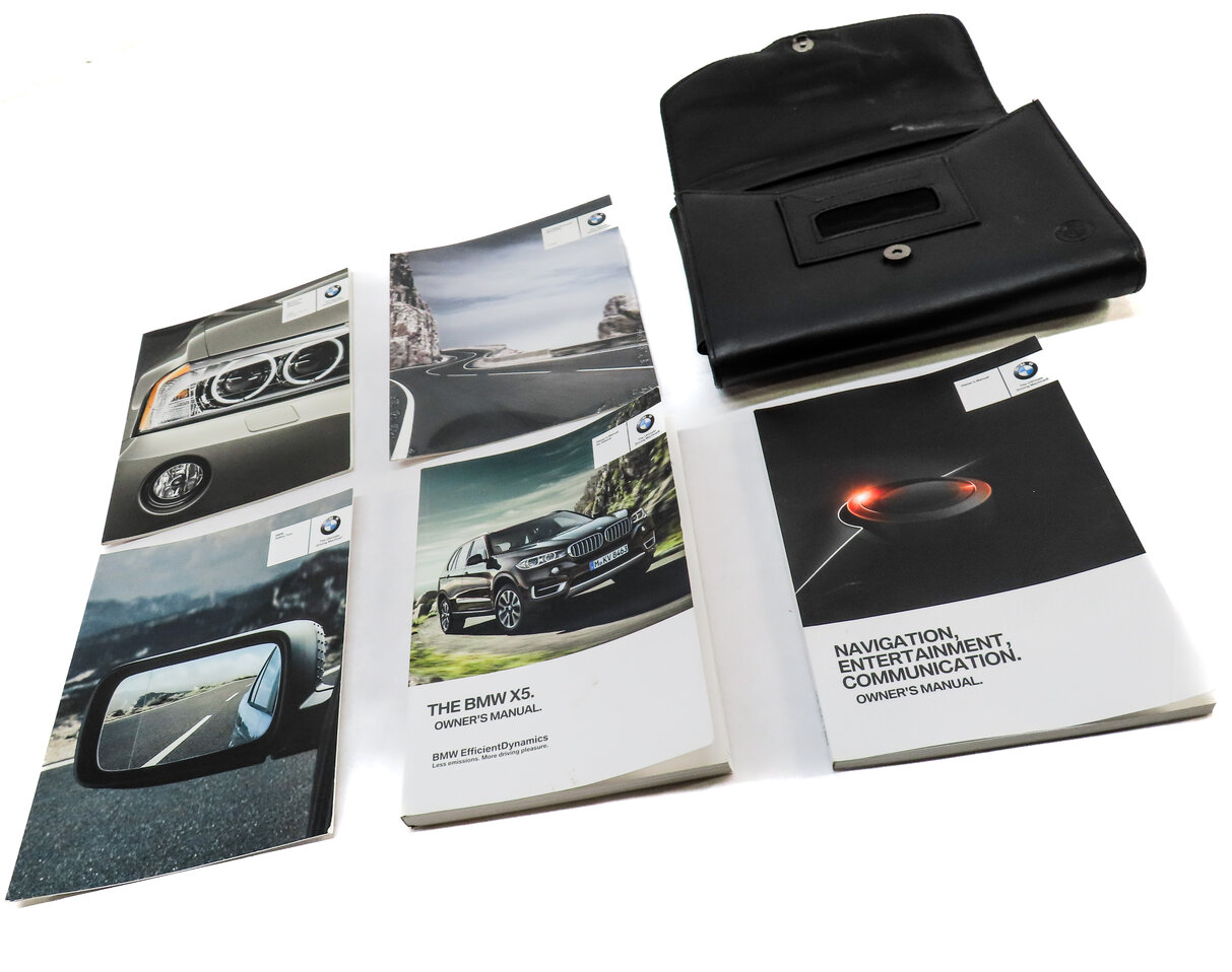 Thumbnail 4: 2016 BMW X5 (F15) OWNERS MANUAL BOOKLET SET 6 w/ CARRYING CASE