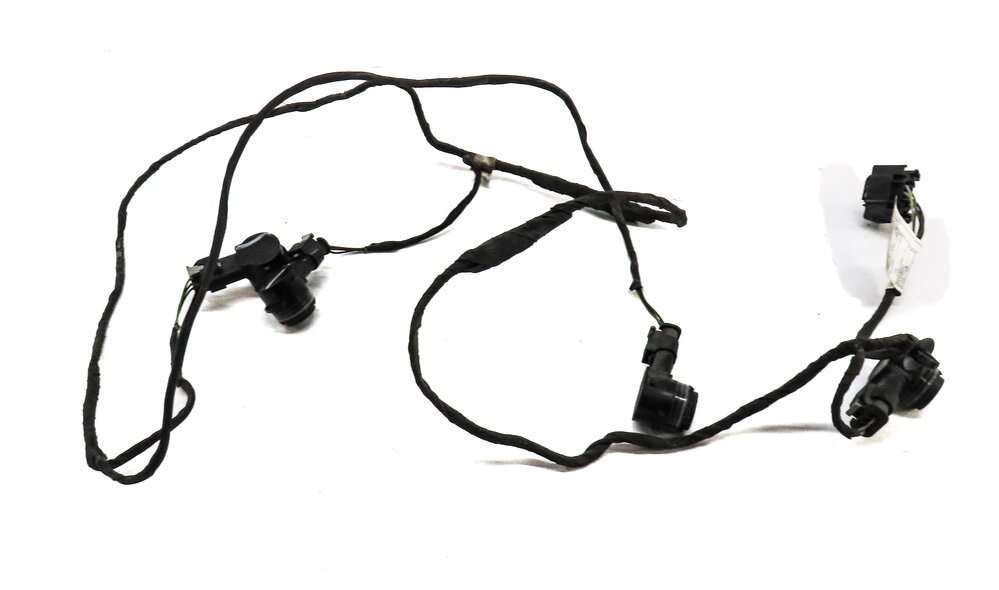 Thumbnail 5: 2016 BMW X5 (F15) REAR PARKING DISTANCE PDC SENSOR SET 4 w/ HARNESS (Black)