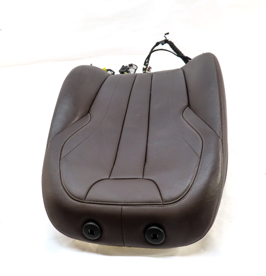 Thumbnail 3: 2016 BMW X5 (F15) FRONT LEFT DRIVER HEATED UPPER SEAT CUSHION (Brown)