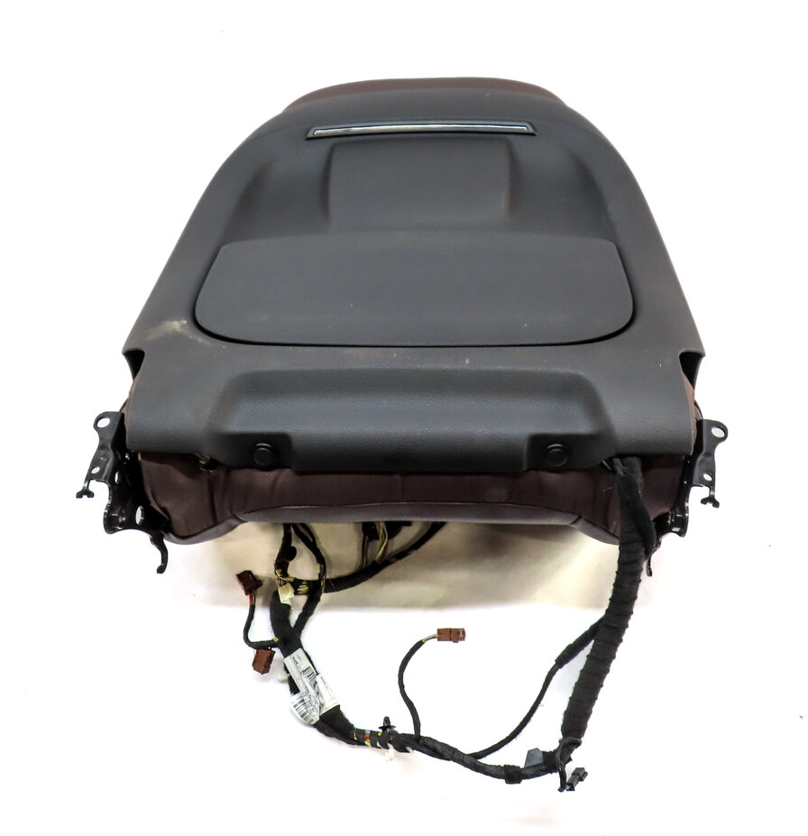 Thumbnail 4: 2016 BMW X5 (F15) FRONT LEFT DRIVER HEATED UPPER SEAT CUSHION (Brown)