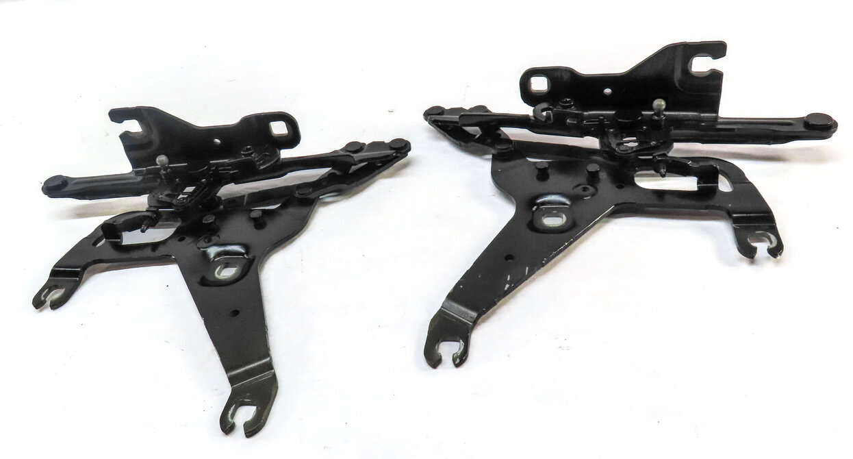 Thumbnail 2: 2014-2019 BMW X5 X6 (F15 F16) LEFT & RIGHT HOOD HINGE SET (Black)