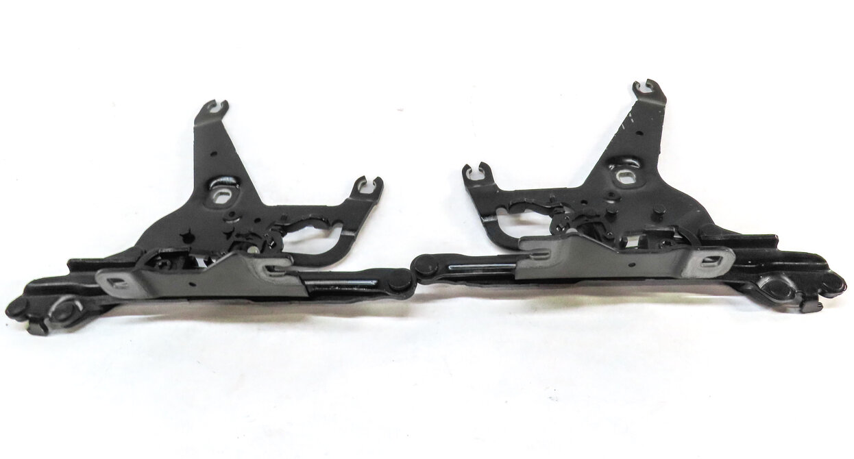 Thumbnail 3: 2014-2019 BMW X5 X6 (F15 F16) LEFT & RIGHT HOOD HINGE SET (Black)