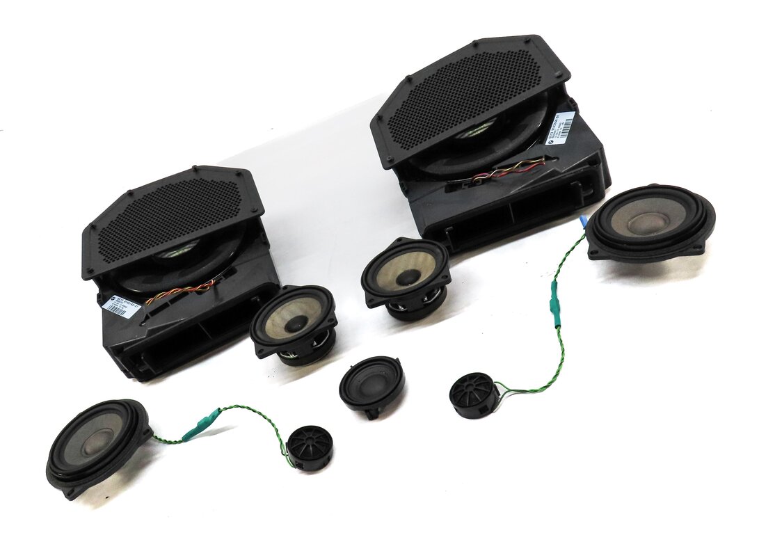 Thumbnail 3: 2015 BMW X1 (E84) FRONT REAR LEFT RIGHT DOOR DASH DECK SPEAKER SET 9