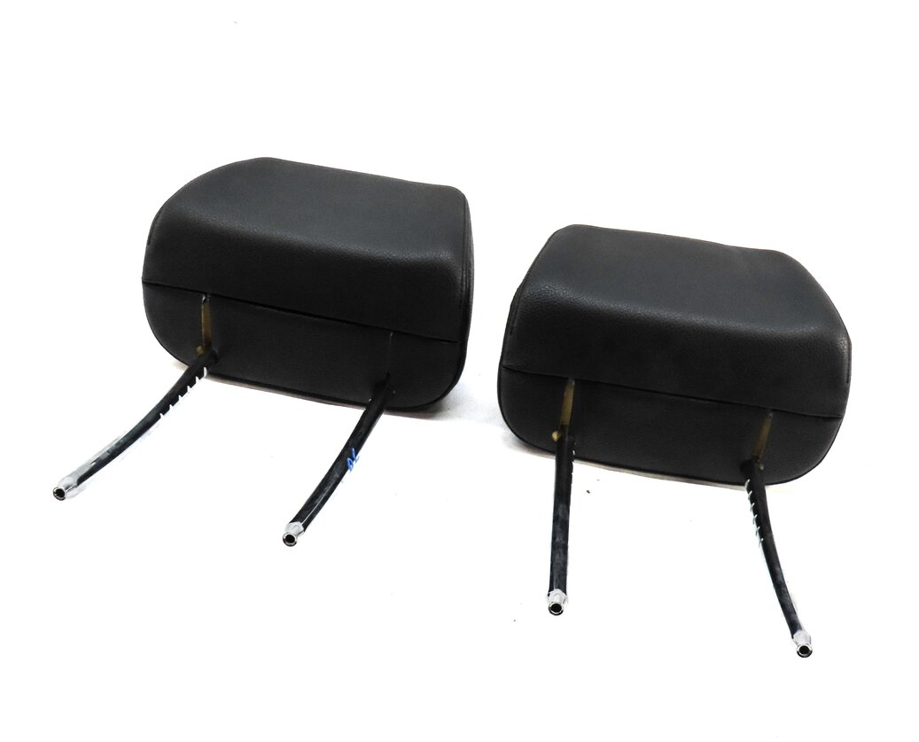 13-15 BMW X1 (E84) FRONT LEFT DRIVER & RIGHT PASSENGER SEAT HEADREST SET (BLACK)