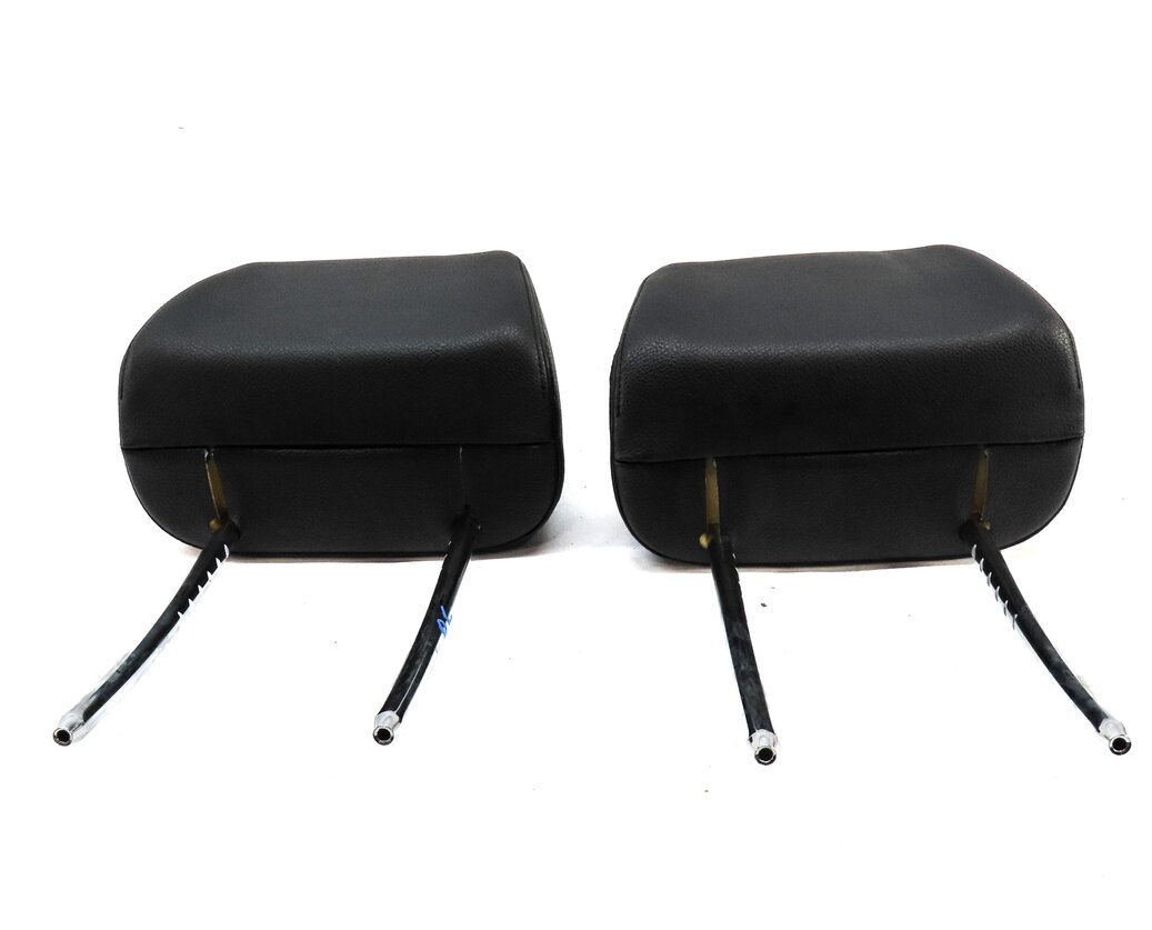 Thumbnail 2: 13-15 BMW X1 (E84) FRONT LEFT DRIVER & RIGHT PASSENGER SEAT HEADREST SET (BLACK)
