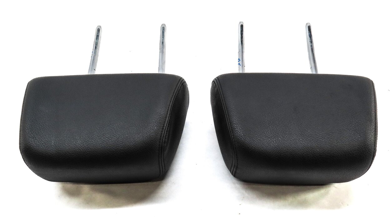 Thumbnail 3: 13-15 BMW X1 (E84) FRONT LEFT DRIVER & RIGHT PASSENGER SEAT HEADREST SET (BLACK)