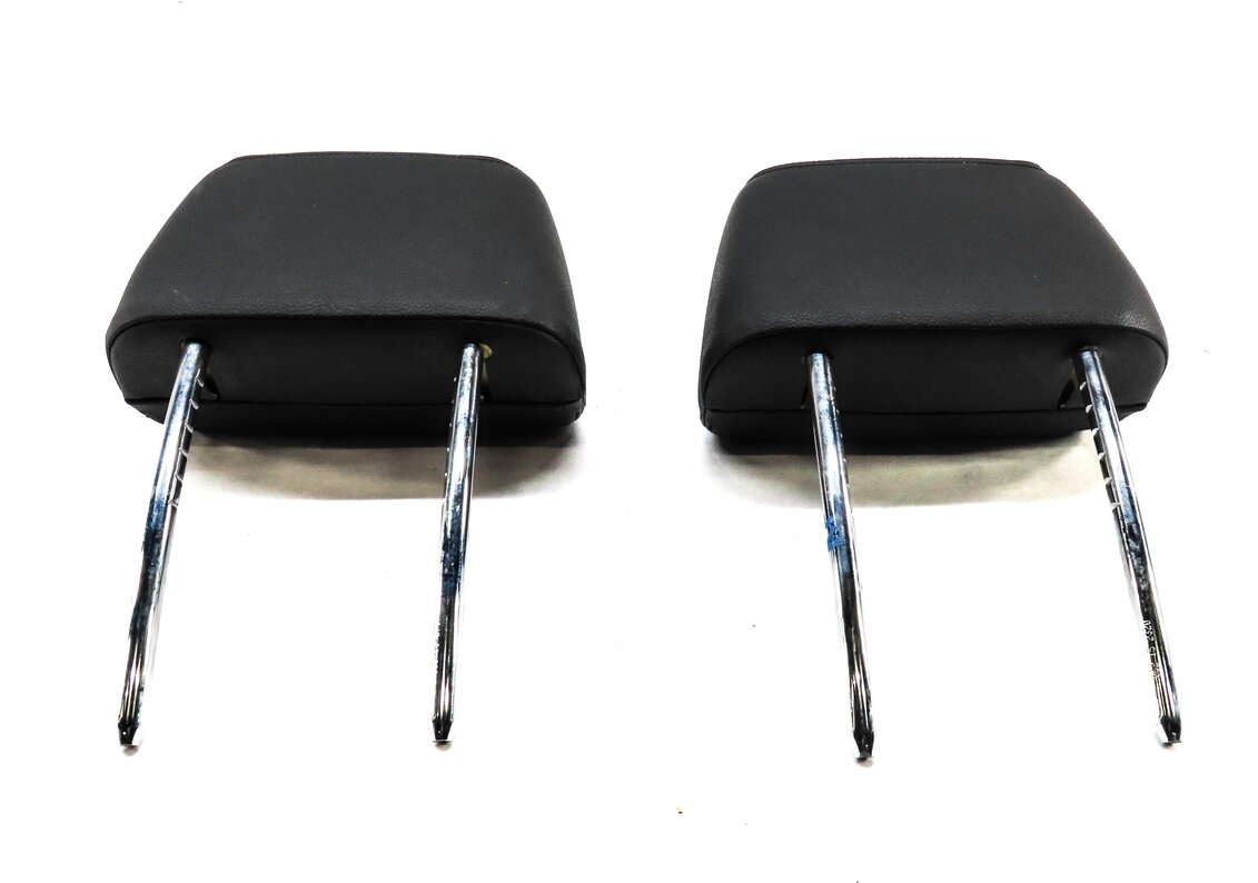 Thumbnail 5: 13-15 BMW X1 (E84) FRONT LEFT DRIVER & RIGHT PASSENGER SEAT HEADREST SET (BLACK)