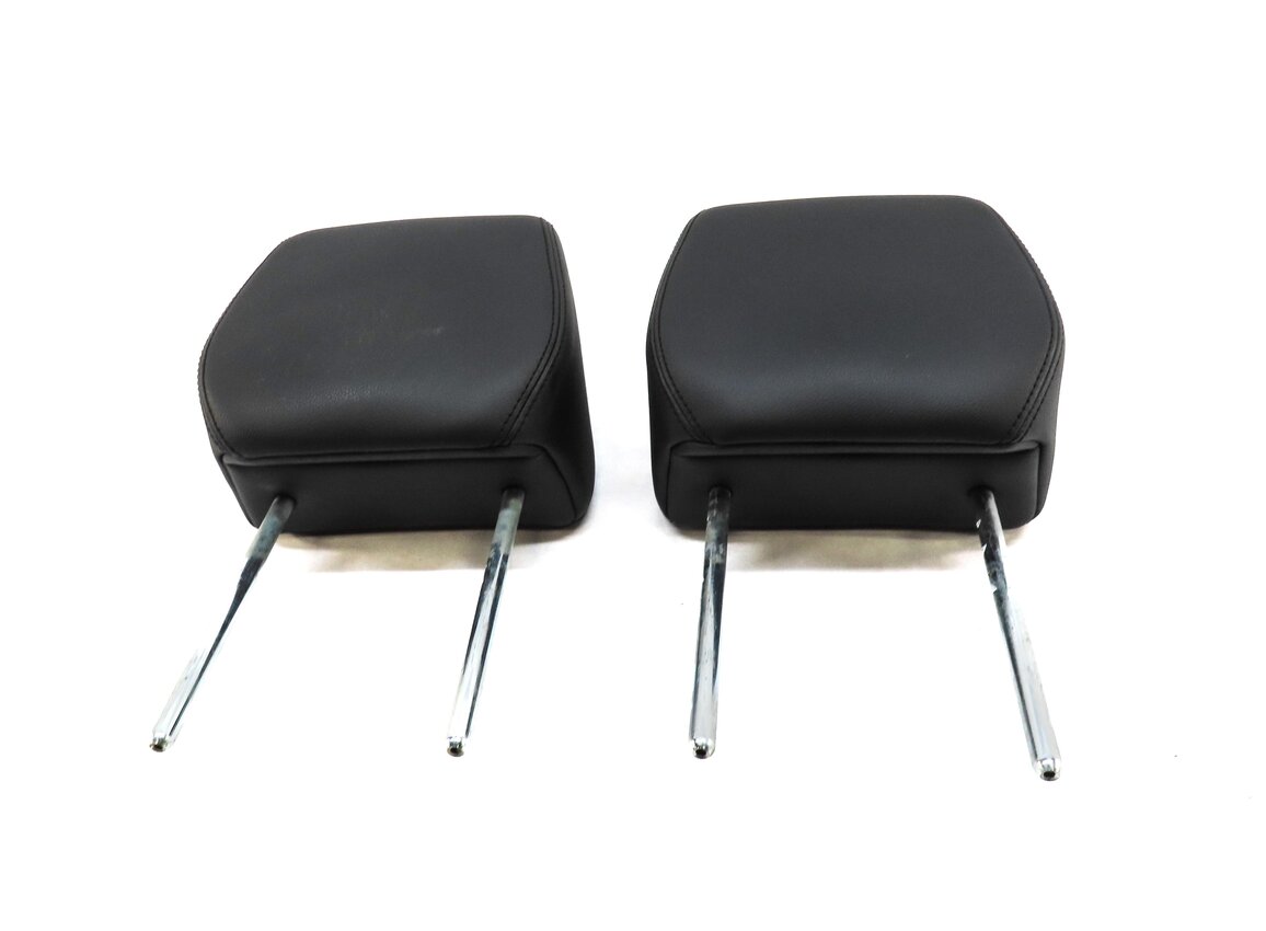 Thumbnail 3: 12-19 RANGE ROVER EVOQUE FRONT LEFT RIGHT HEADREST (EBONY BLACK WINDSOR LEATHER)