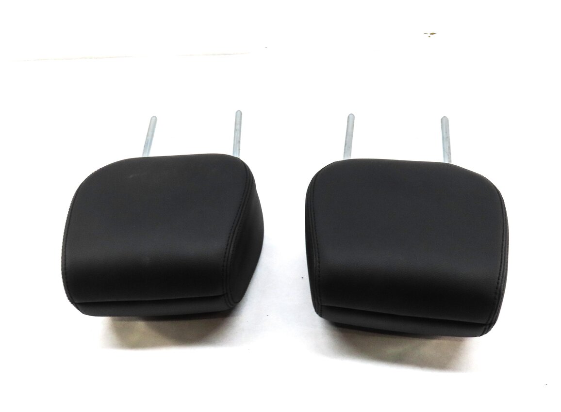 Thumbnail 4: 12-19 RANGE ROVER EVOQUE FRONT LEFT RIGHT HEADREST (EBONY BLACK WINDSOR LEATHER)