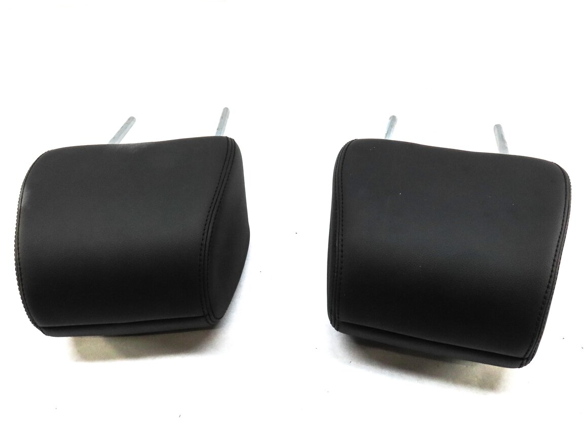Thumbnail 5: 12-19 RANGE ROVER EVOQUE FRONT LEFT RIGHT HEADREST (EBONY BLACK WINDSOR LEATHER)