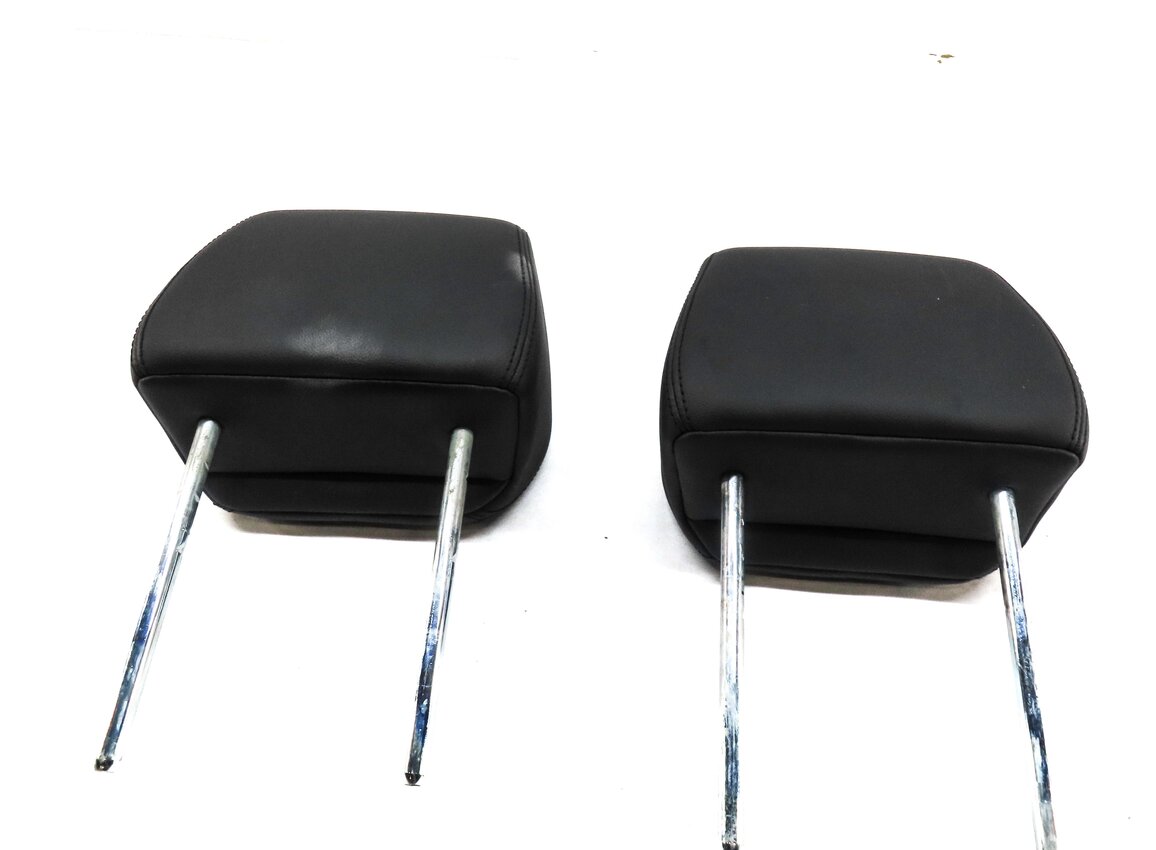 Thumbnail 6: 12-19 RANGE ROVER EVOQUE FRONT LEFT RIGHT HEADREST (EBONY BLACK WINDSOR LEATHER)