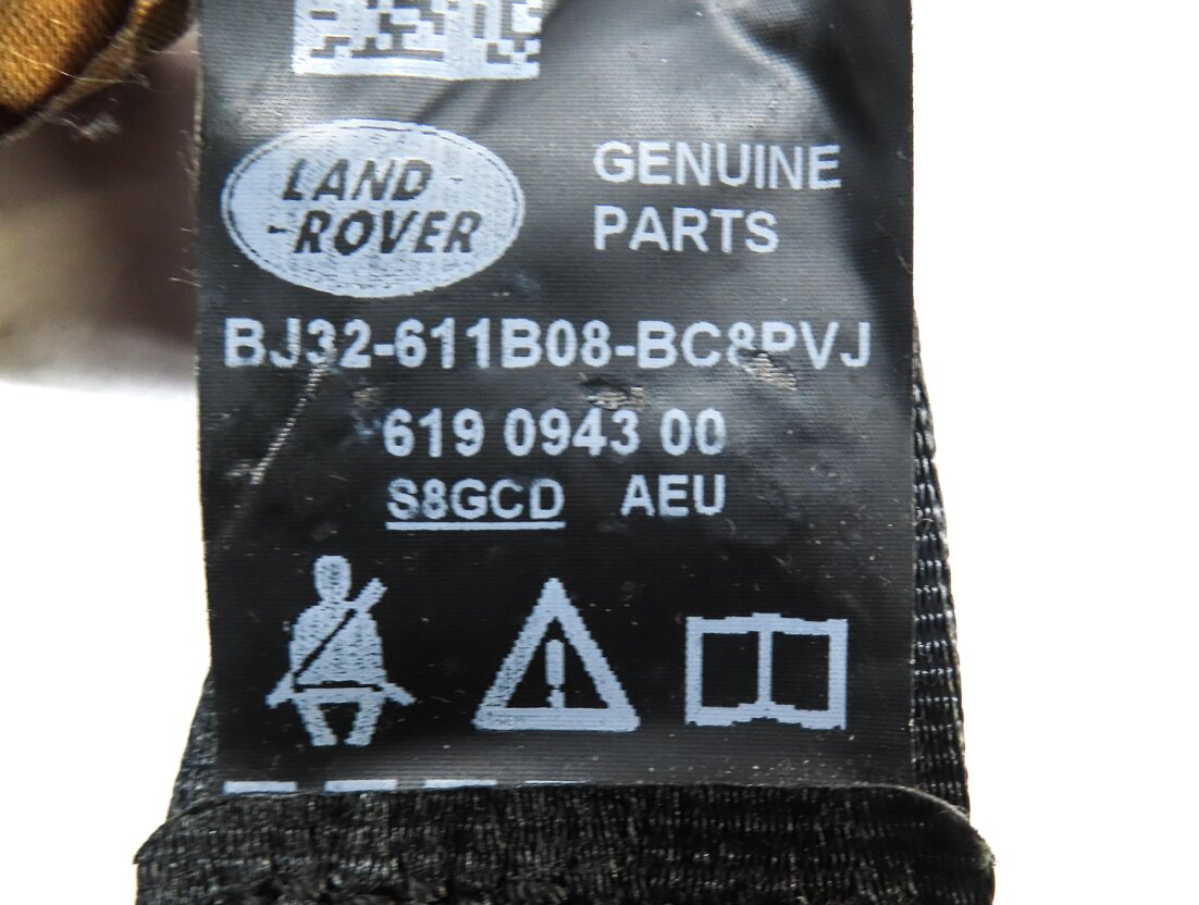 Thumbnail 5: 12-18 RANGE ROVER EVOQUE (L538) RIGHT FRONT PASSENGER SEATBELT RETRACTOR (BLACK)