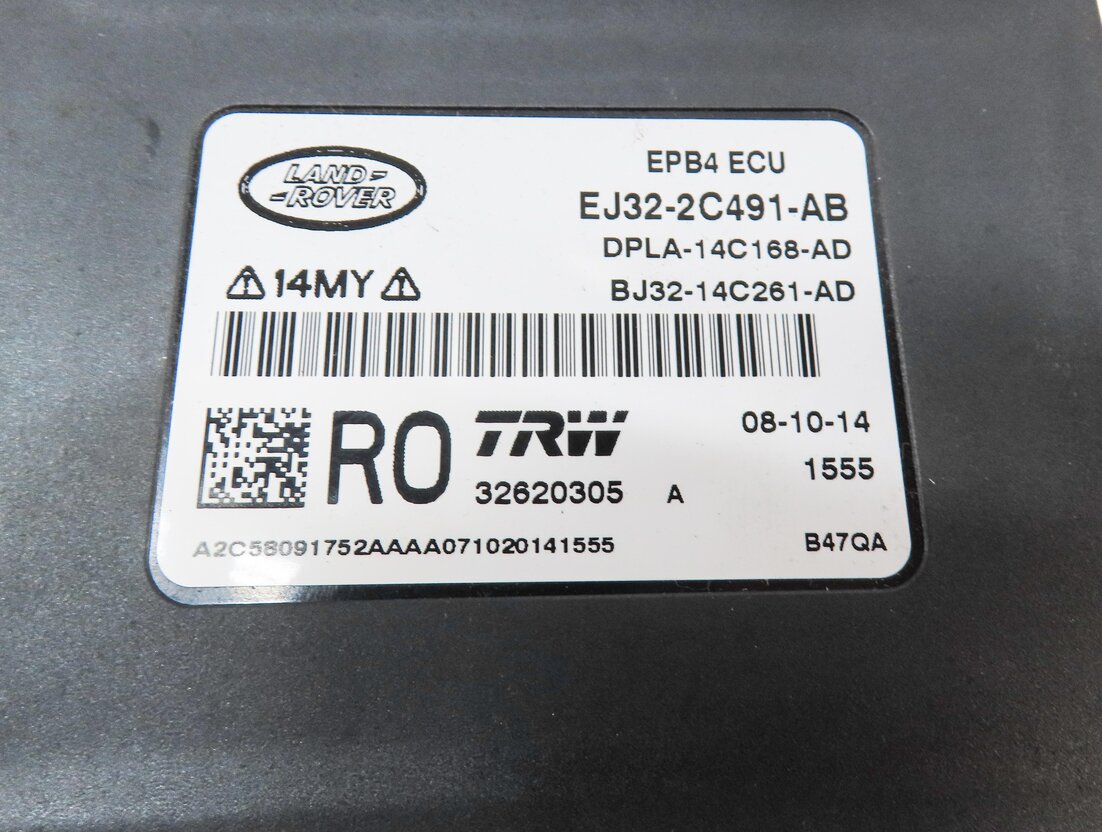 Thumbnail 4: 2015 LAND RANGE ROVER EVOQUE L538 EMERGENCY HILL PARKING E-BRAKE CONTROL MODULE